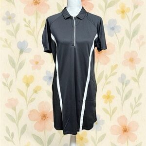 Callaway Opti-Dri women’s athletic golf dress black white Size Large